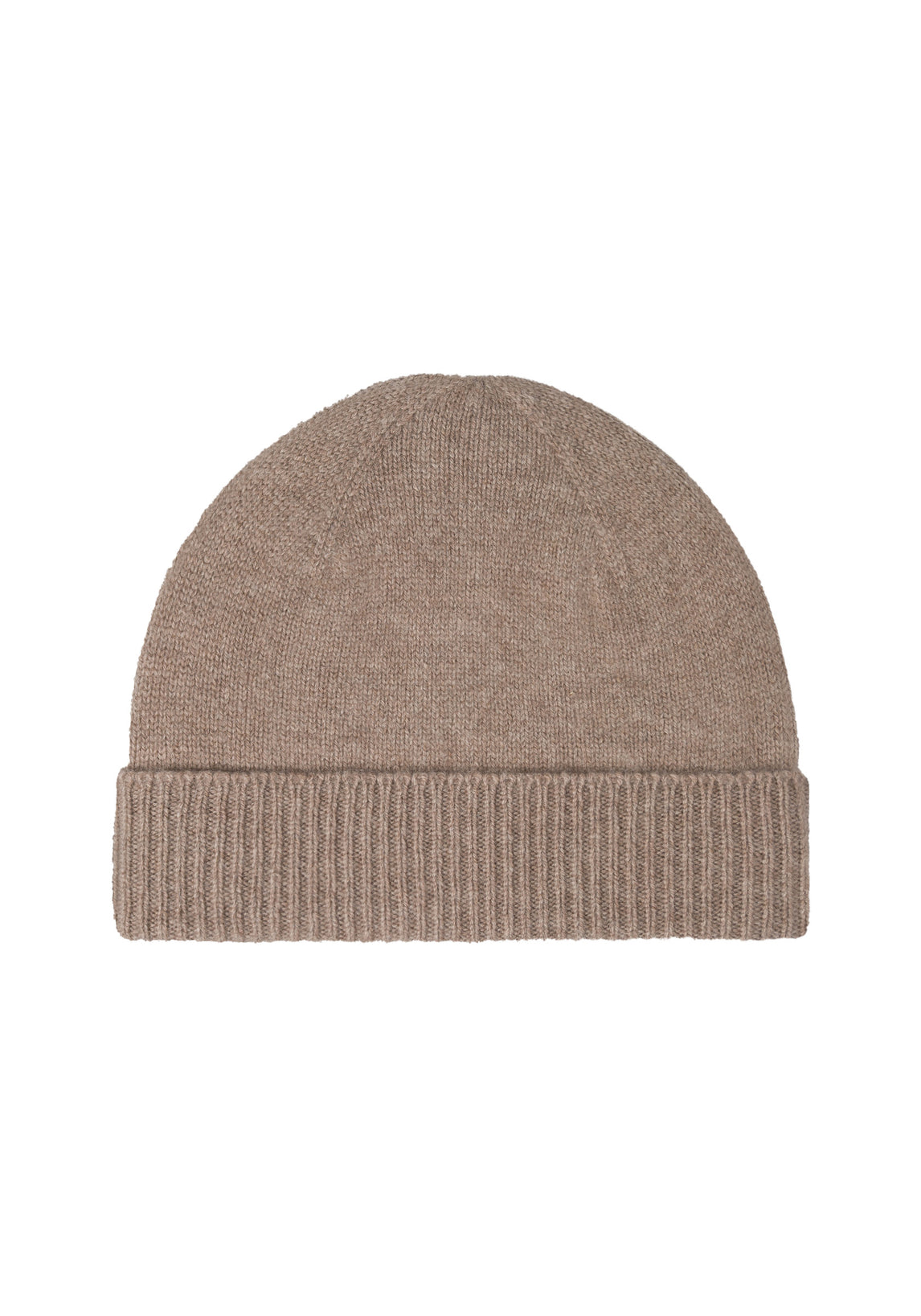 New 100% Cashmere Wool Scarf Beanie Watch Cap Knit Hat Taupe Marl $300