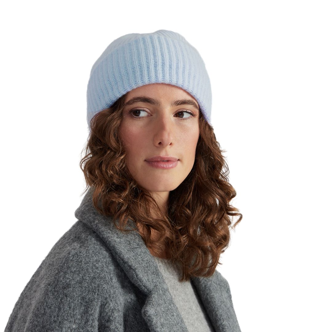 Style Republic 100% Pure Cashmere Chunky Knit Women's Beanie