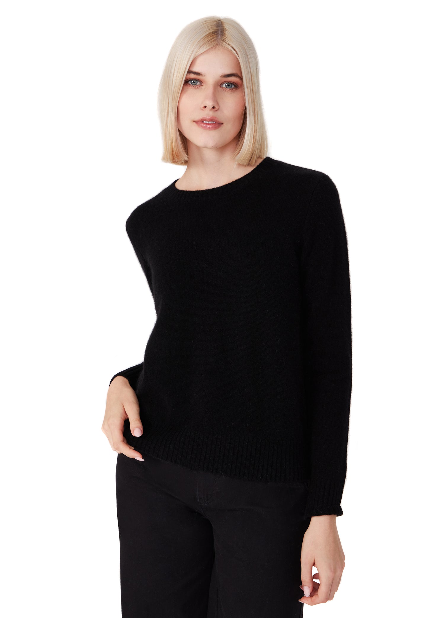 Style Republic 100% Pure Cashmere Crew Neck Women's Sweater