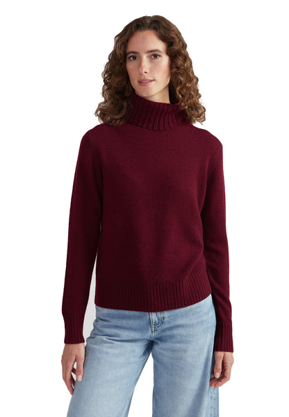 Style Republic 100% Pure Cashmere Classic Turtleneck Women's Sweater