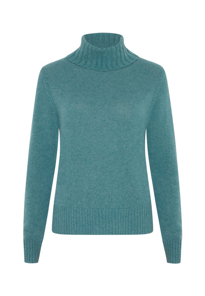 Style Republic 100% Pure Cashmere Classic Turtleneck Women's Sweater