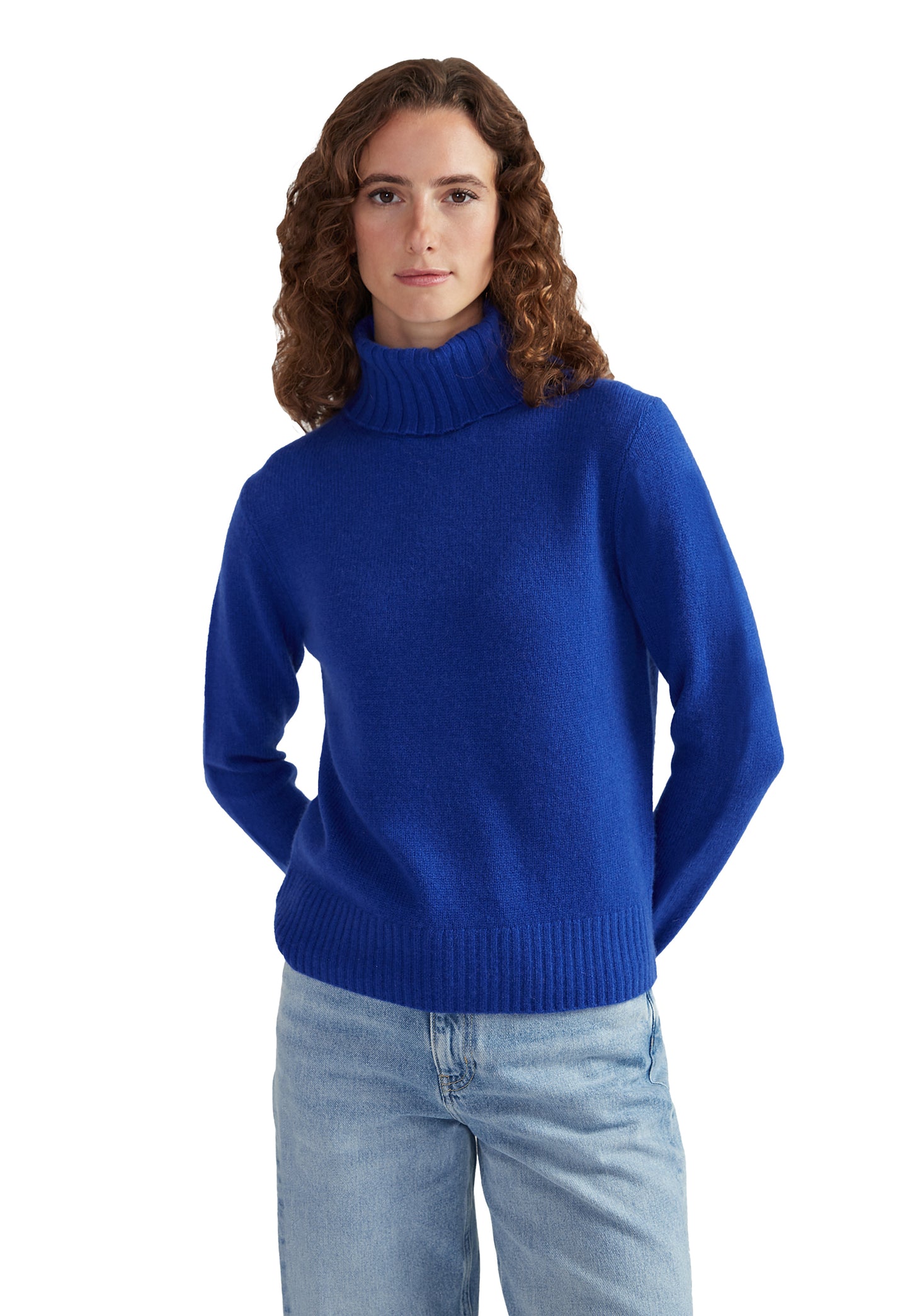 Style Republic 100% Pure Cashmere Classic Turtleneck Women's Sweater