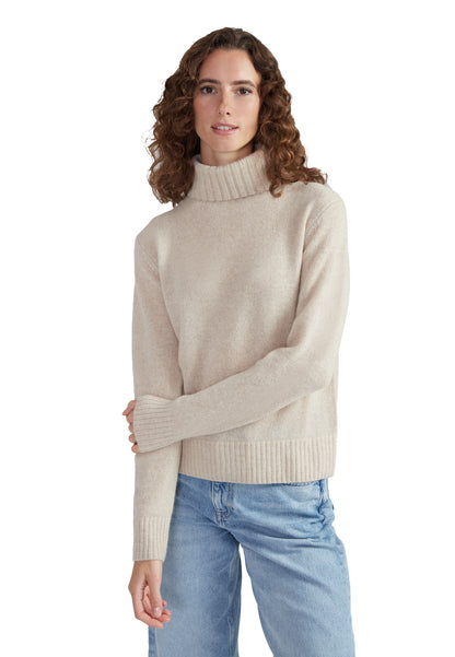 Style Republic 100% Pure Cashmere Classic Turtleneck Women's Sweater