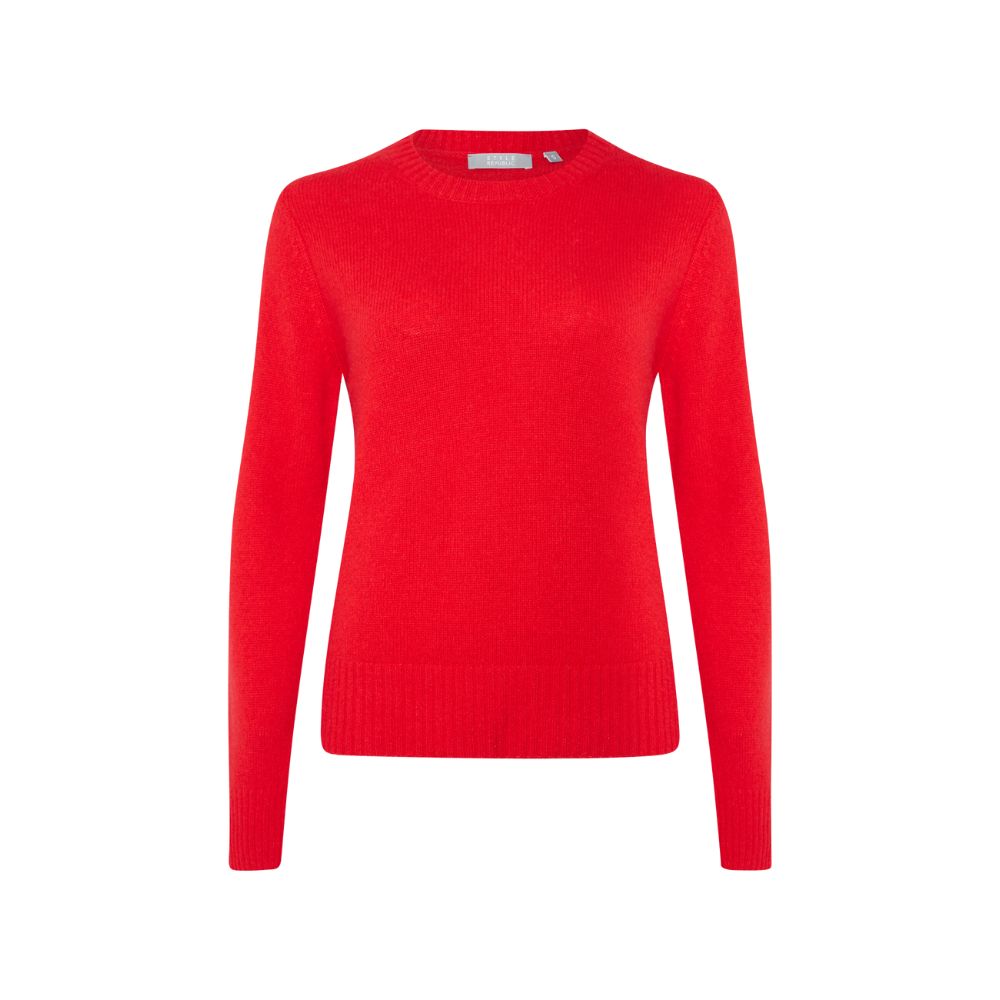 Style Republic 100% Pure Cashmere Crew Neck Women's Sweater