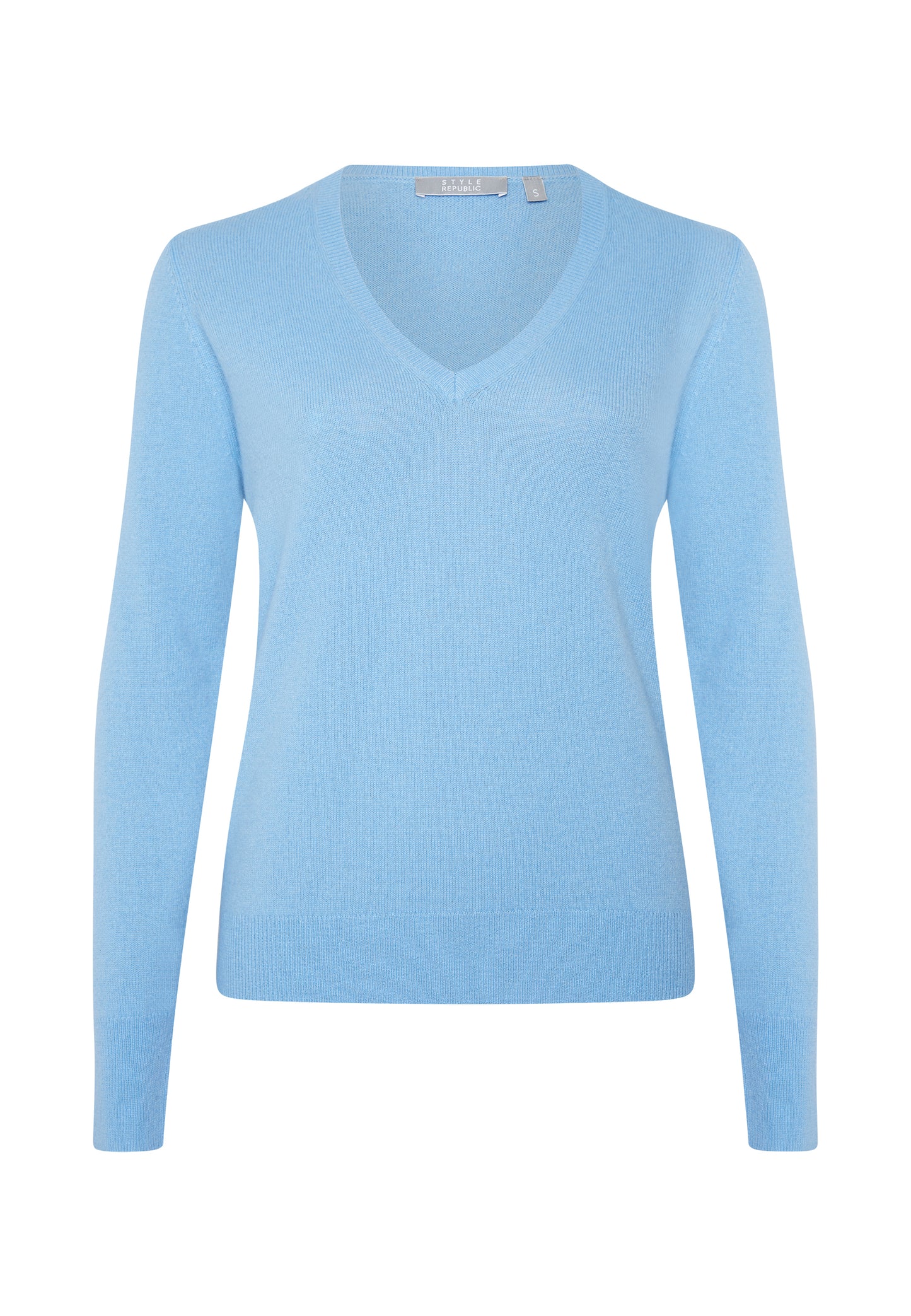 Style Republic 100% Pure Cashmere V-Neck Women's Sweater