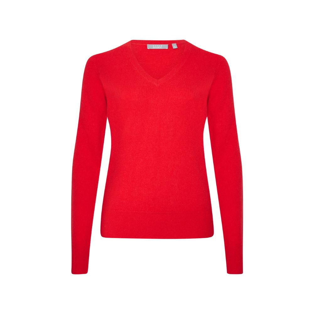 Style Republic 100% Pure Cashmere V-Neck Women's Sweater