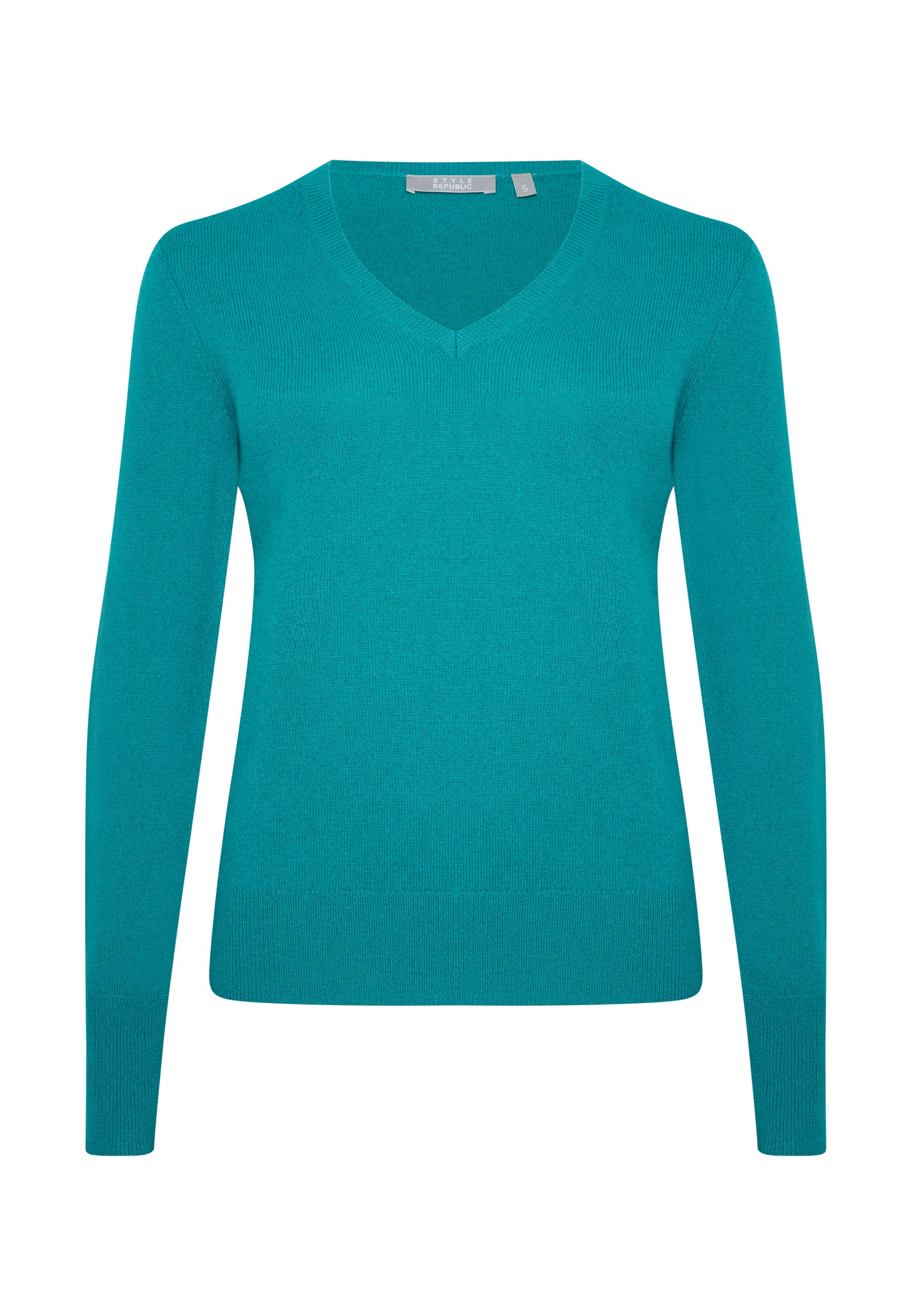 Style Republic 100% Pure Cashmere V-Neck Women's Sweater